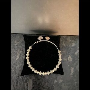 Alex and Ani Grayish-Greenish Beaded Bracelet